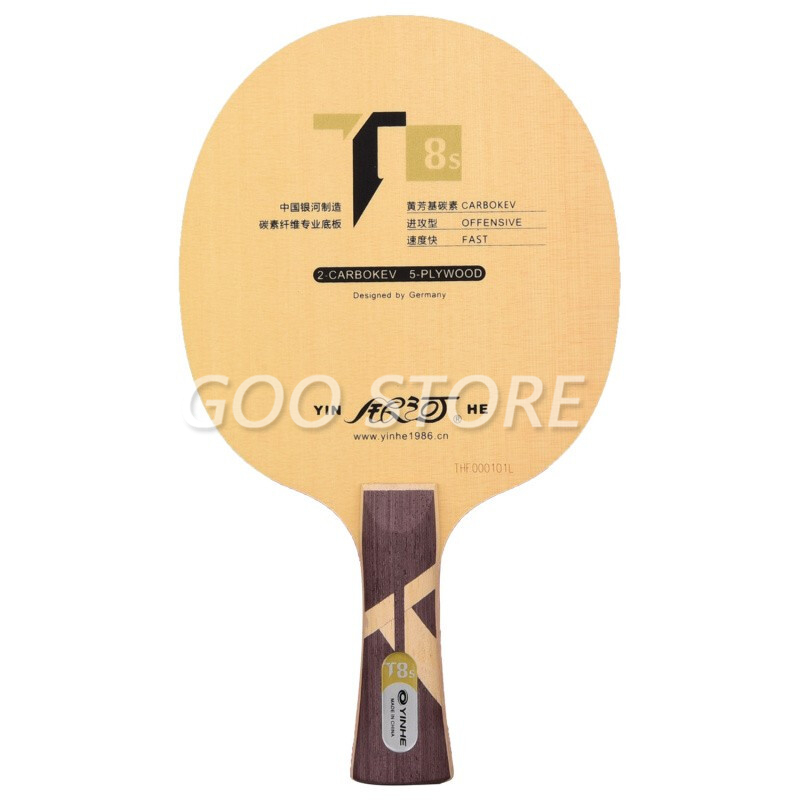 Table Tennis Forehand - Yinhe Galaxy T-8S T8S Pisau Tenis