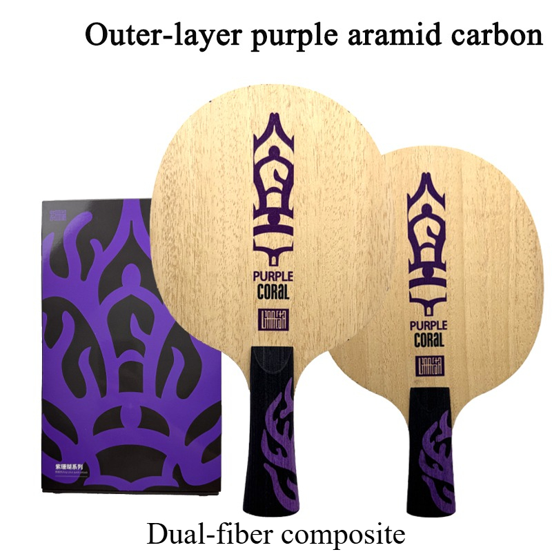 Table Tennis Paddles - Raket Tenis Meja Meteor Purple Coral,