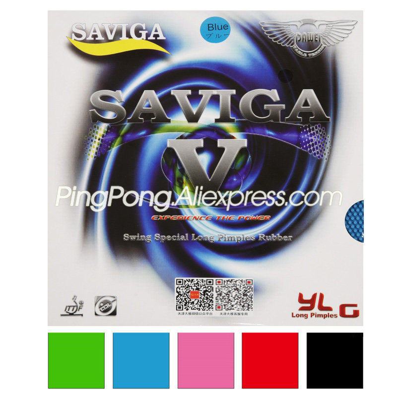 Table Tennis Forehand - DAWEI aviga V Pips-karet tenis meja