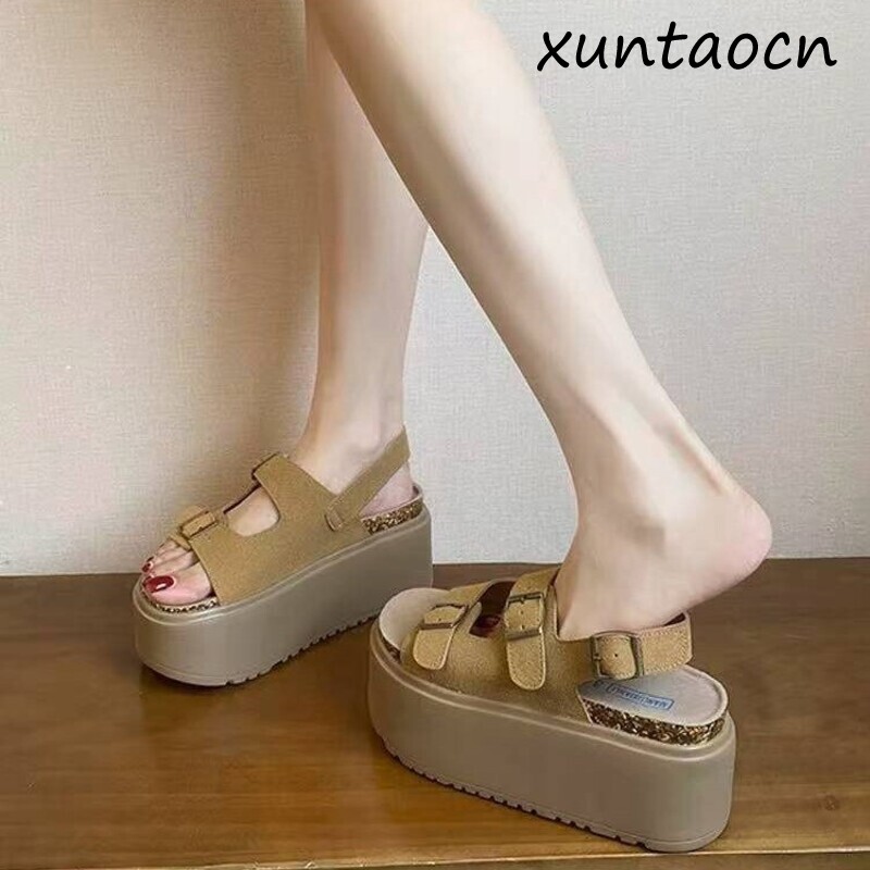 Sandal Platform Wanita Alas Te - Anti Loop Rubber ulasan dan harga