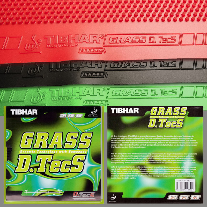 TIBHAR Grass D.TecS Lembaran K - Table Tennis Association ulasan dan harga