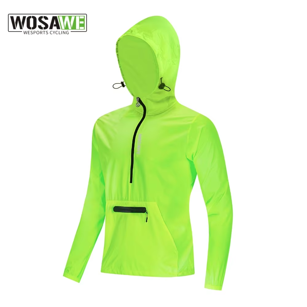 WOSAWE Jaket Lari Tahan Angin  - Table Tennis Jacket ulasan dan harga