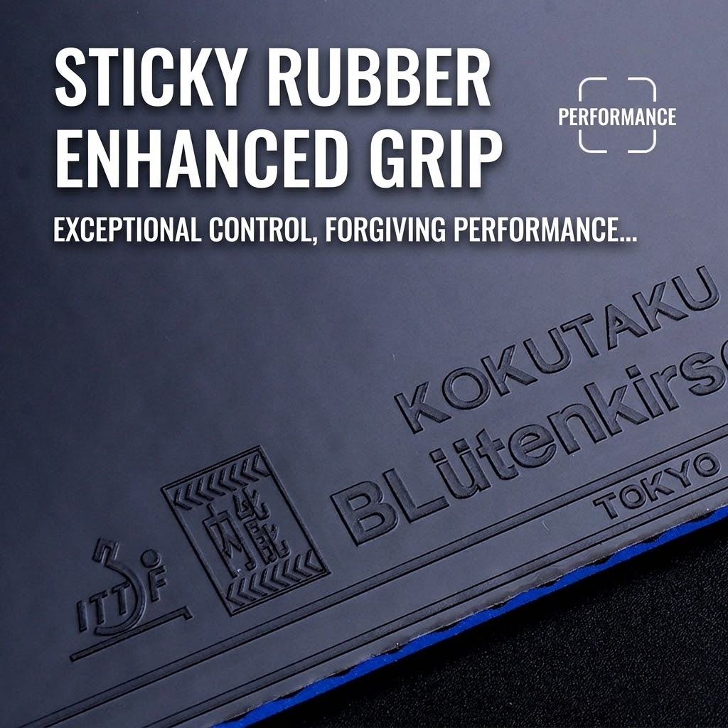 Karet Raket Tenis Meja Kokutak - Anti Loop Rubber ulasan dan harga
