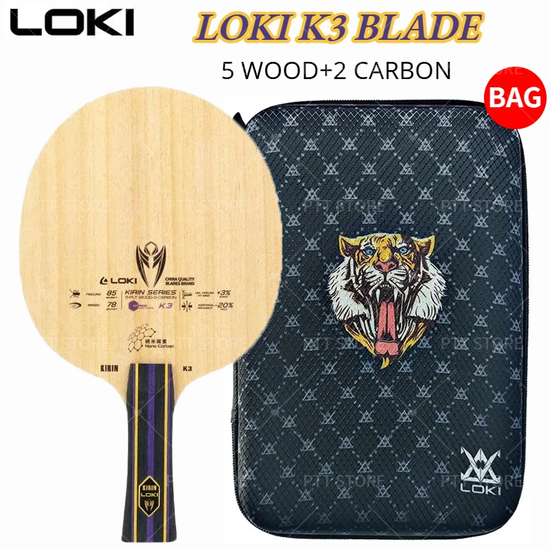 Raket Tenis Meja LOKI Kirin K3 - Table Tennis History ulasan dan harga