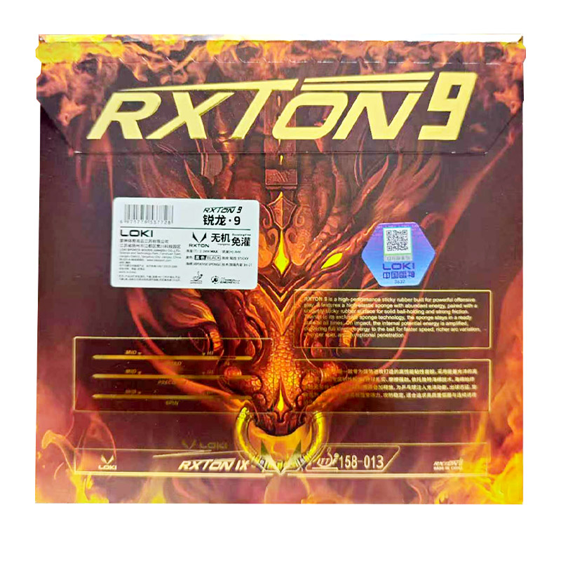 LOKI RXTON 9 Karet Tenis Meja  - Table Tennis Association ulasan dan harga