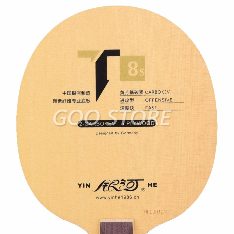 Yinhe Galaxy T-8S T8S Pisau Te - Table Tennis Forehand ulasan dan harga