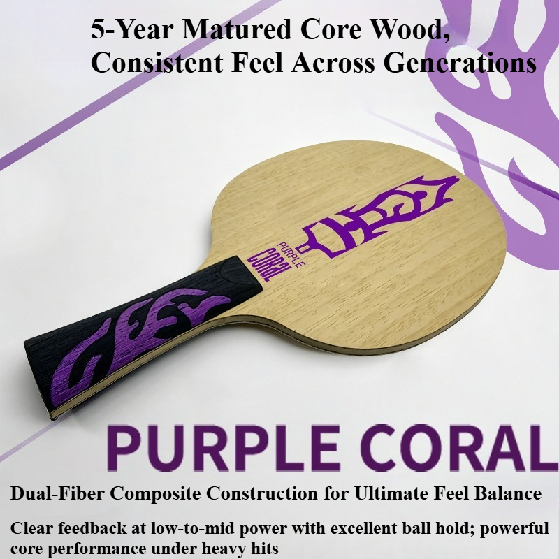 Raket Tenis Meja Meteor Purple - Table Tennis Paddles ulasan dan harga