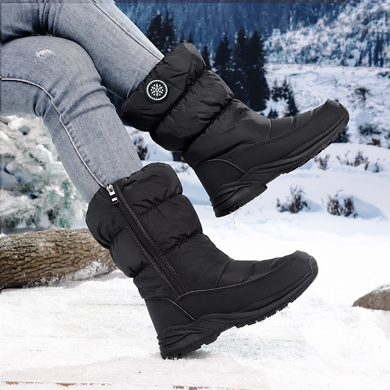 Sepatu Bot Salju Wanita untuk  - Anti Loop Rubber ulasan dan harga